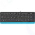 Клавиатура A4Tech FStyler FK10 Black/Blue