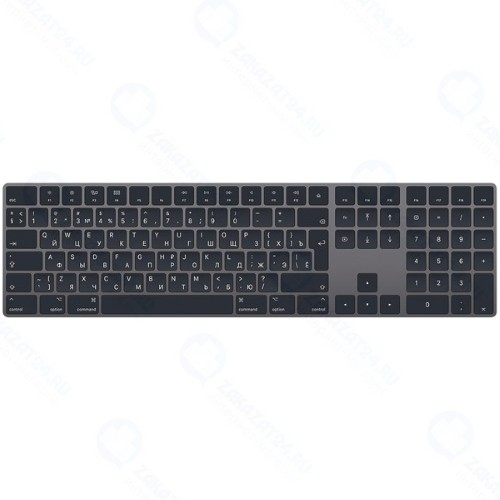 Клавиатура Apple Magic Keyboard with Numeric Keypad Russian Space Gray (MRMH2RS/A)