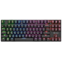 Игровая клавиатура Sharkoon PureWriter TKL RGB slim Blue