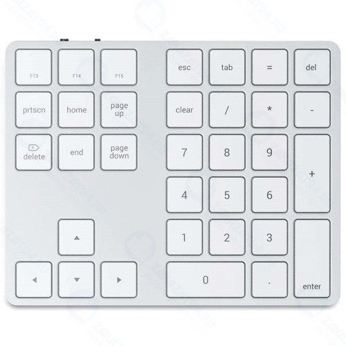 Клавиатура Satechi Aluminum Extended Keypad Silver (ST-XLABKS)