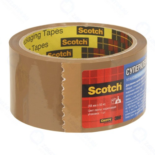 Упаковочная клейкая лента 3M Scotch Classic, 48 мм х 50 м, 2 шт (3645B-2)