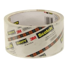 Упаковочная клейкая лента 3M Scotch Эконом, 48 мм х 35 м, 6 шт (N2J-6)