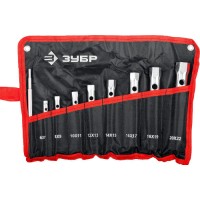Набор торцевых ключей Зубр с воротком, 6-22 мм, 9 предметов (27162-H9)