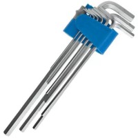 Набор имбусовых ключей Зубр Г-образные, длинные, 1.5-10 мм, 9 шт (27466-H9)