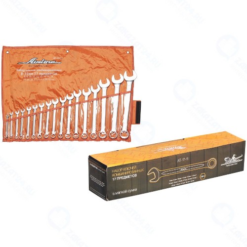 Набор ключей Airline AT-17-11, комбинированных, 8-32мм, 17 предметов