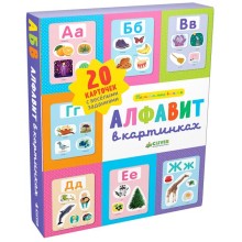 Книга для детей Clever Познаем мир вместе. Алфавит в картинках Книга для детей Clever Познаем мир вместе. Алфавит в картинках