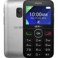 Мобильный телефон Alcatel 2008G Black/Metal Silver