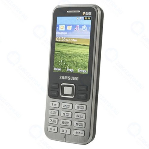 Мобильный телефон Samsung C3322 Duos Metallic Black