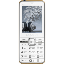 Мобильный телефон Maxvi P15 White-Gold