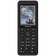 Мобильный телефон Maxvi P20 Black/Red