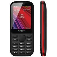 Мобильный телефон teXet TM-208 Black/Red
