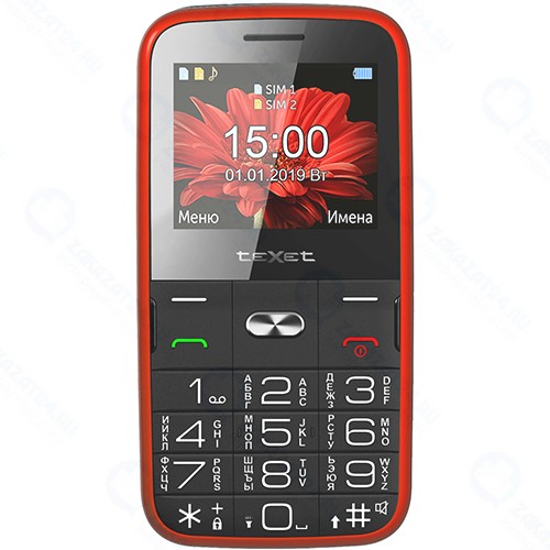 Мобильный телефон teXet TM-B227 Red