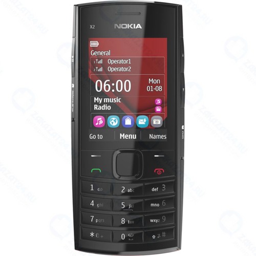 Мобильный телефон Nokia X2-02 Dark Silver