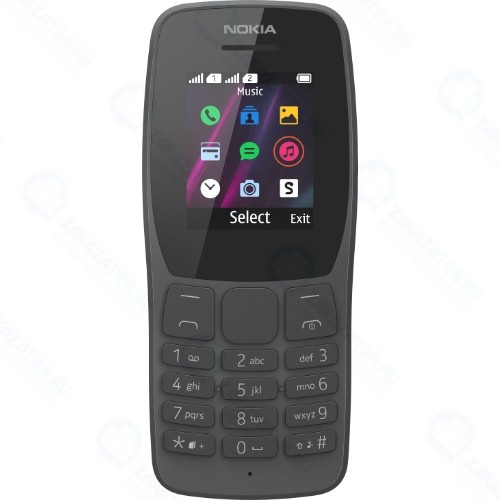 Мобильный телефон Nokia 110DS (2019) Black (ТА-1192)