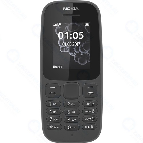 Мобильный телефон Nokia 105SS (2019) Black (ТА-1203)