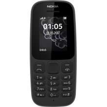 Мобильный телефон Nokia 105SS (2019) без зарядного устройства, Black (ТА-1203)