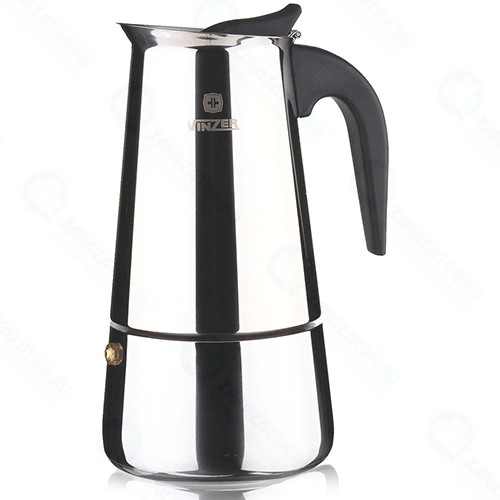 Кофеварка гейзерная VINZER Moka Inox Induction, 9 чашек (89393)