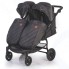 Коляска для двойни и погодок ACARENTO Prevalenza Duo Dark Grey (AS210)