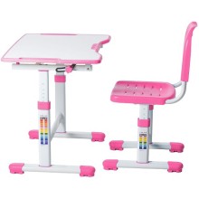 Комплект парта и стул-трансформеры FUNDESK Sole II Pink (221907)