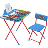 Комплект детской мебели NIKA Marvel: Мстители 2 (Д2М2)