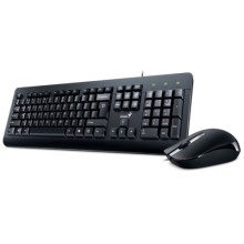 Комплект клавиатура + мышь Genius KM-160 (KB-115 + DX-160), черный (31330001415)