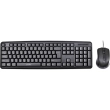 Комплект клавиатура+мышь Oklick 600M Black