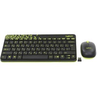 Комплект клавиатура+мышь Logitech Wireless Combo MK240 Nano Black (920-008213)