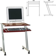 Компьютерный стол НАДЕЖДА 65х49х75 см, орех (530721)