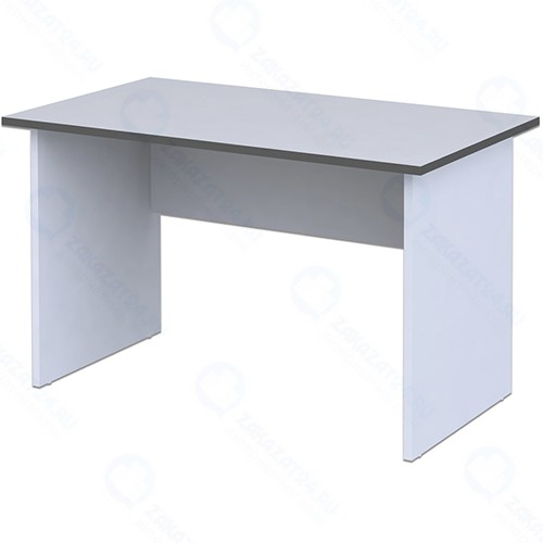 Письменный стол МОНОЛИТ 120х70х75 см, серый (640088)