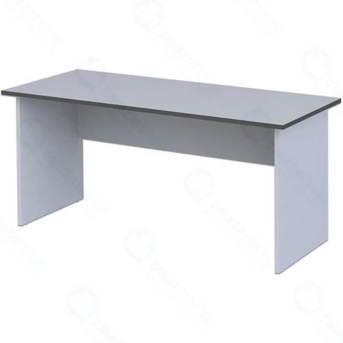 Письменный стол МОНОЛИТ 160х70х75 см, серый (640094)