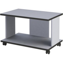 Журнальный стол МОНОЛИТ 80х50х50 см, серый (640118)