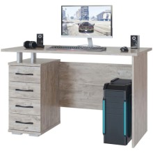 Компьютерный стол СОКОЛ-МЕБ-ФАБРИКА КСТ-106.1, дуб юкон Компьютерный стол СОКОЛ-МЕБ-ФАБРИКА КСТ-106.1, дуб юкон