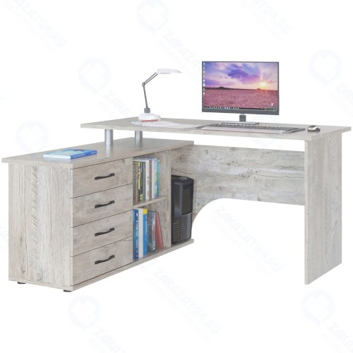 Компьютерный стол Сокол Мебельная фабрика КСТ-109Л, дуб юкон