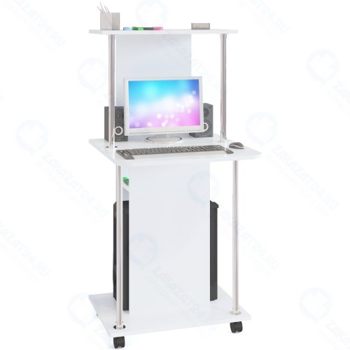 Компьютерный стол Сокол Мебельная фабрика КСТ-12 Белый