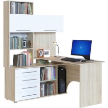 Компьютерный стол Сокол КСТ-14Л Дуб сонома/Белый Компьютерный стол Сокол КСТ-14Л Дуб сонома/Белый