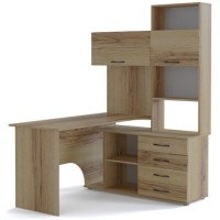 Компьютерный стол СОКОЛ-МЕБ-ФАБРИКА КСТ-14П, дуб делано