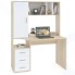 Компьютерный стол Сокол Мебельная фабрика КСТ-16, дуб сонома/белый