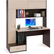 Компьютерный стол СОКОЛ-МЕБ-ФАБРИКА КСТ-17, венге/беленый дуб Компьютерный стол СОКОЛ-МЕБ-ФАБРИКА КСТ-17, венге/беленый дуб