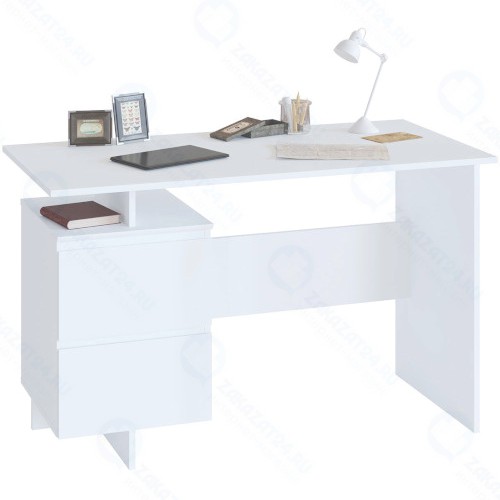 Компьютерный стол Сокол Мебельная фабрика СПм-19, белый