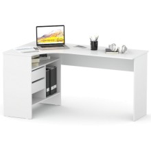 Компьютерный стол СОКОЛ-МЕБ-ФАБРИКА СПм-25, правый, белый Компьютерный стол СОКОЛ-МЕБ-ФАБРИКА СПм-25, правый, белый