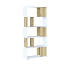 Стеллаж СОКОЛ-МЕБ-ФАБРИКА СТ-12, белый/дуб делано Стеллаж СОКОЛ-МЕБ-ФАБРИКА СТ-12, белый/дуб делано