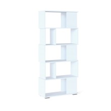 Стеллаж СОКОЛ-МЕБ-ФАБРИКА СТ-12, белый Стеллаж СОКОЛ-МЕБ-ФАБРИКА СТ-12, белый