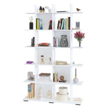 Стеллаж СОКОЛ-МЕБ-ФАБРИКА СТ-6, белый Стеллаж СОКОЛ-МЕБ-ФАБРИКА СТ-6, белый