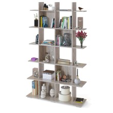 Стеллаж СОКОЛ-МЕБ-ФАБРИКА СТ-6, дуб юкон Стеллаж СОКОЛ-МЕБ-ФАБРИКА СТ-6, дуб юкон