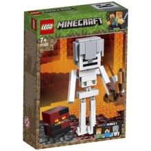 Конструктор Lego Minecraft: Бол.фигурки.Скелет с кубом магмы (21150)