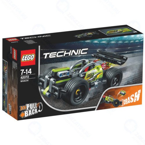 Конструктор LEGO Technic: Зеленый гоночный автомобиль (42072)