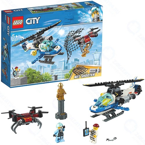 Конструктор LEGO City Police: Воздушная полиция: погоня дронов (60207)