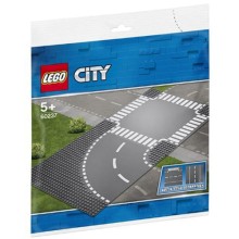 Конструктор Lego City Town: Поворот и перекресток (60237)