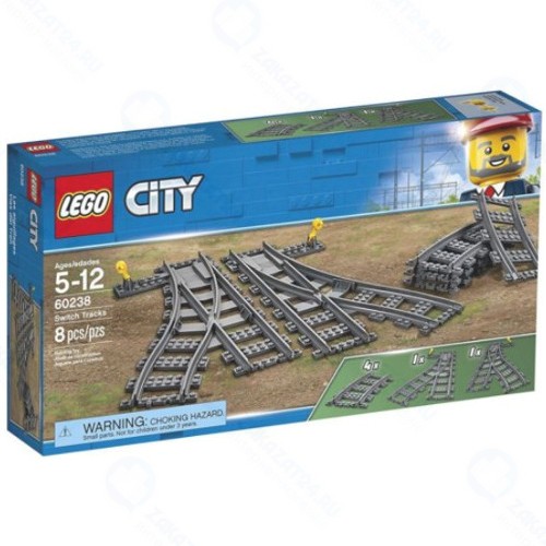 Конструктор LEGO City: Рельсы и стрелки (60238)