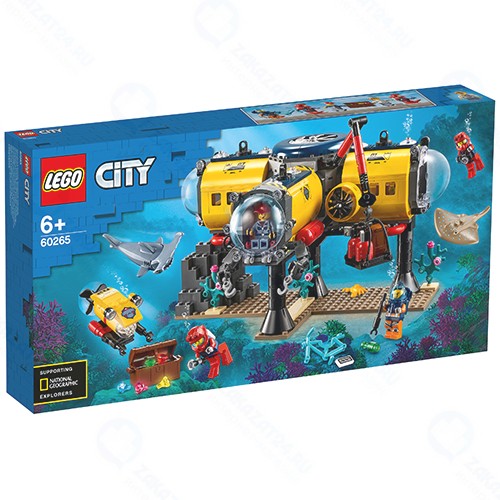 Конструктор LEGO City Oceans: Океан: исследовательская база (60265)